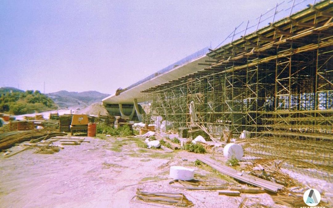 Construcción puente Autovía A7 a su paso por Vélez-Málaga
